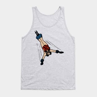 pop art superhero illustration Tank Top